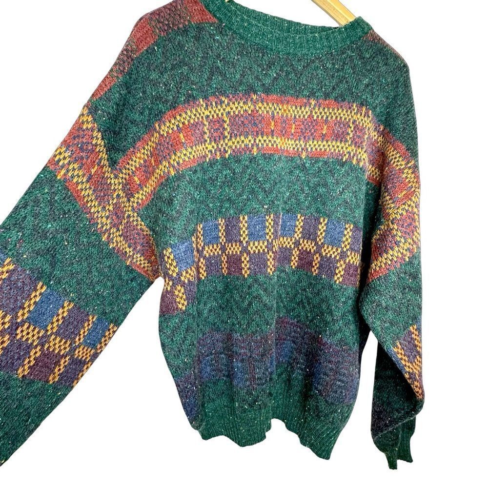 Vintage PETER JON Clothing Brand Oversized Fit Men’s Multicolor Crewneck Size XL